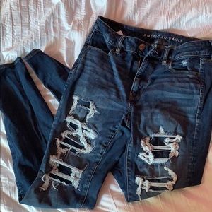 American Eagle Ripped Skinny Jeans